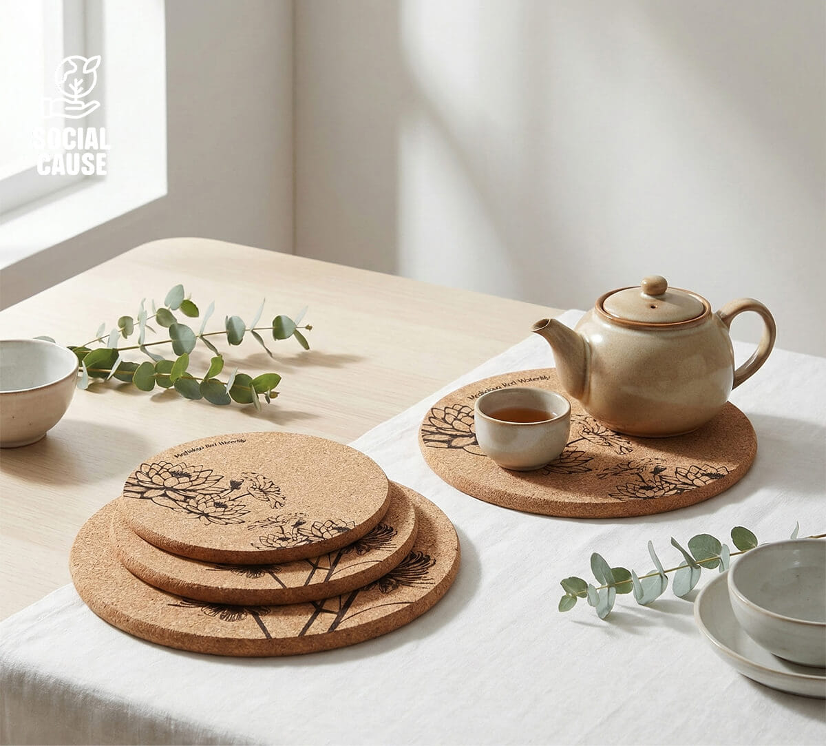 NGCPR Collection - Surreal Sophistication Trivets Set of 4