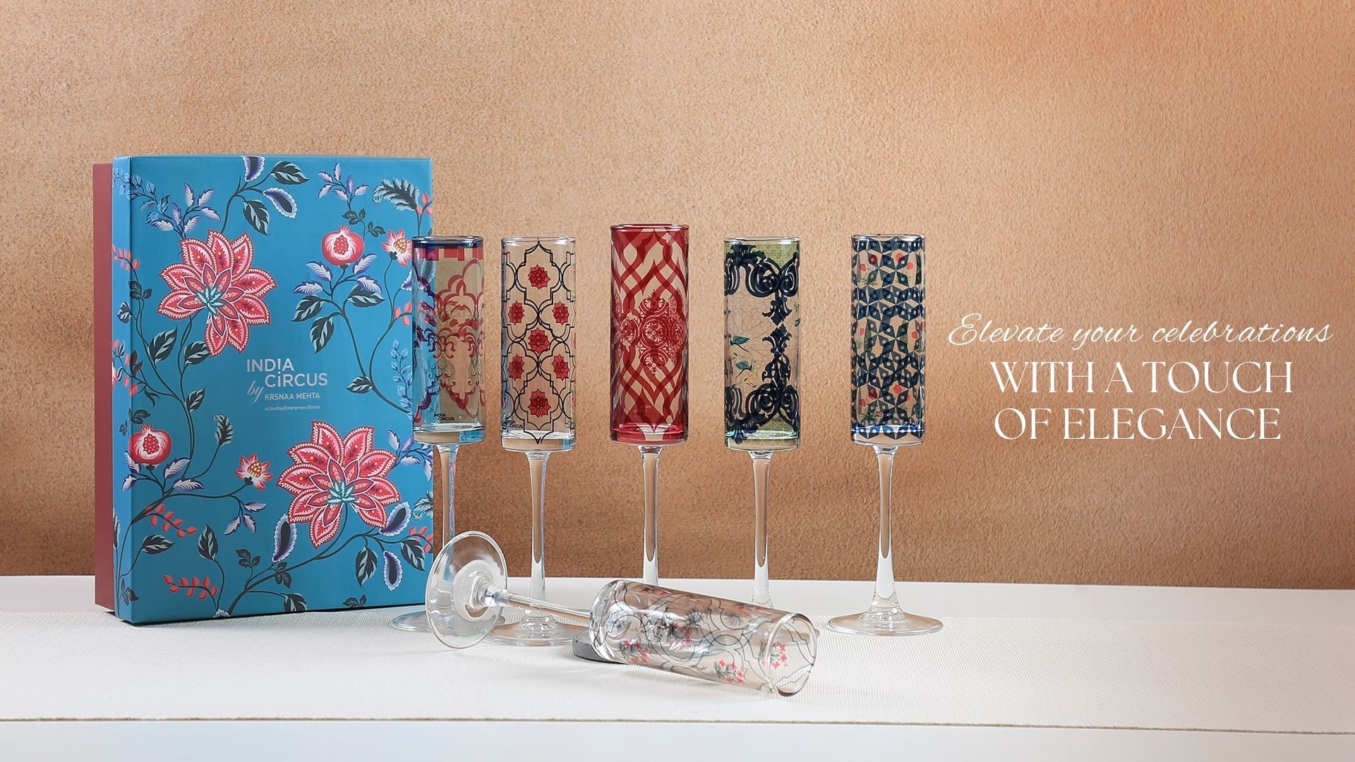 Giardino Segreto Champagne Glass Set of 2