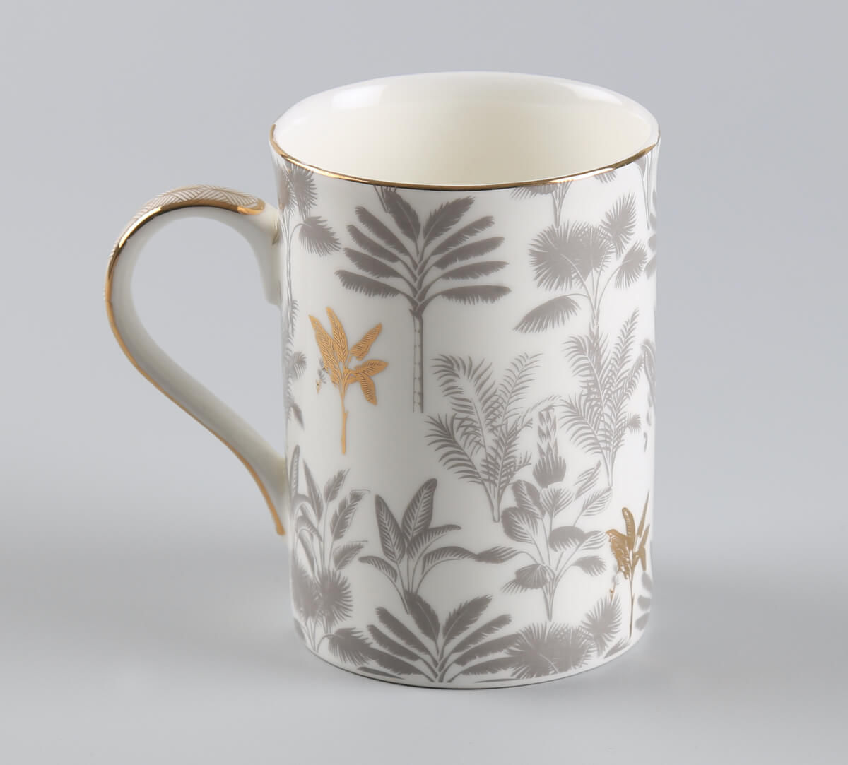 India Circus by Krsnaa Mehta Aurum Tropics Coffee Mugs and Platter Set