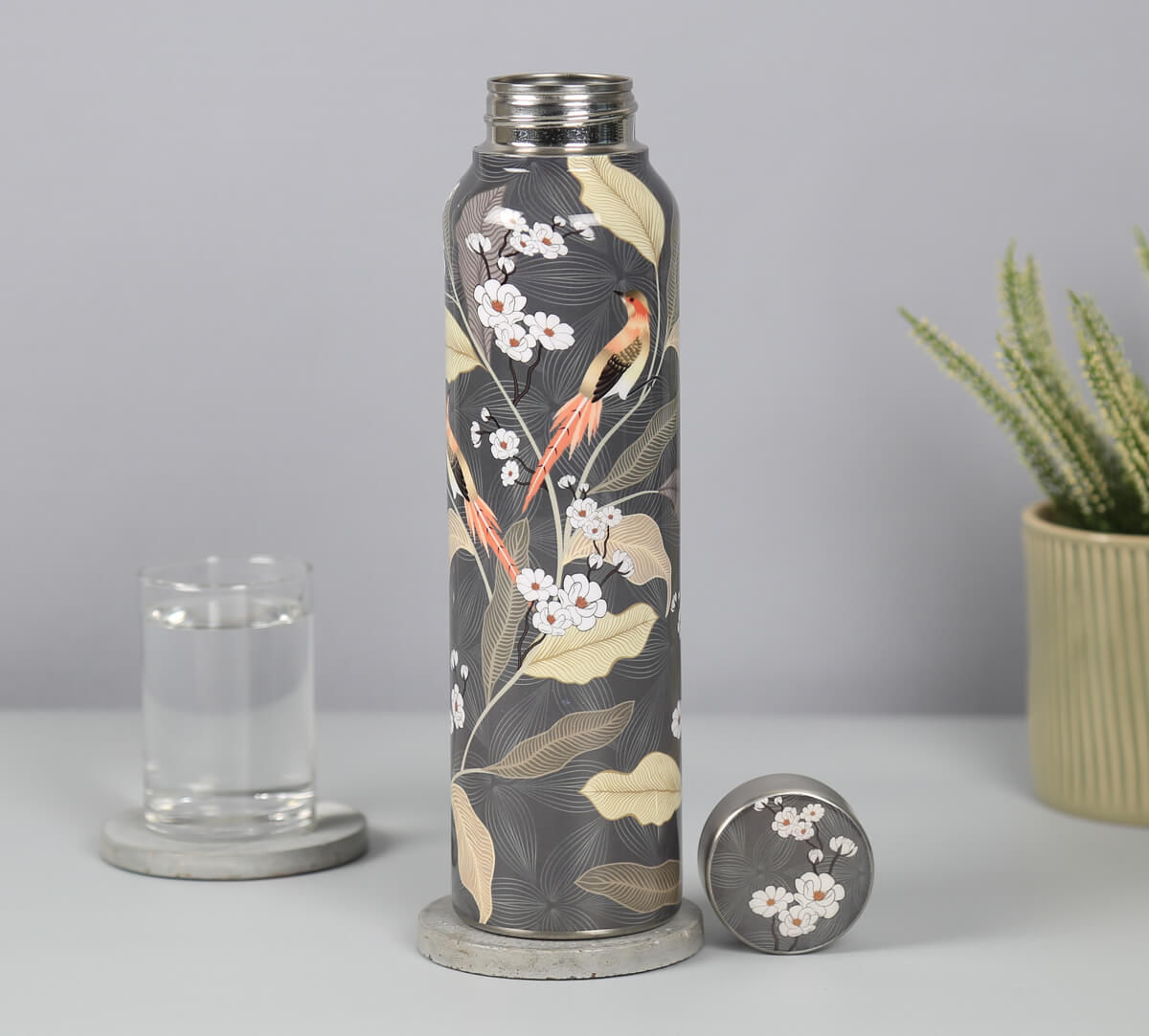 India Circus by Krsnaa Mehta Bird Land Paradise Big Steel Bottle