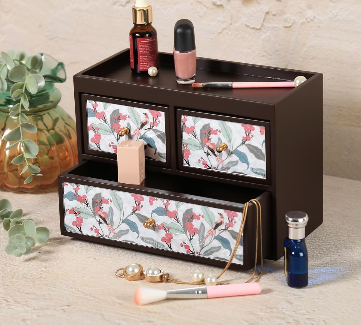 India Circus by Krsnaa Mehta Bird land paradise Chest of Drawer