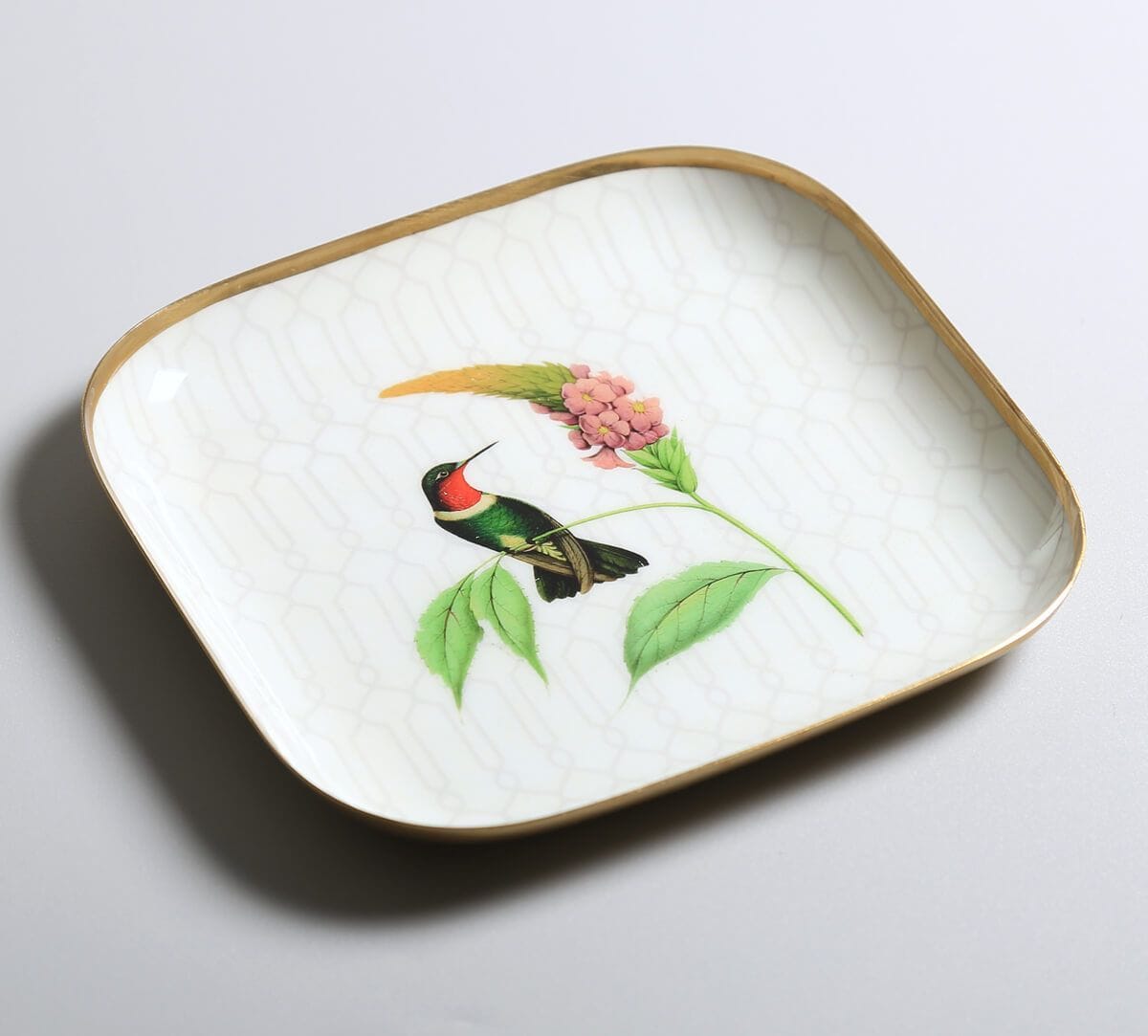 India Circus by Krsnaa Mehta Birdsong Botanica Square Platter Set