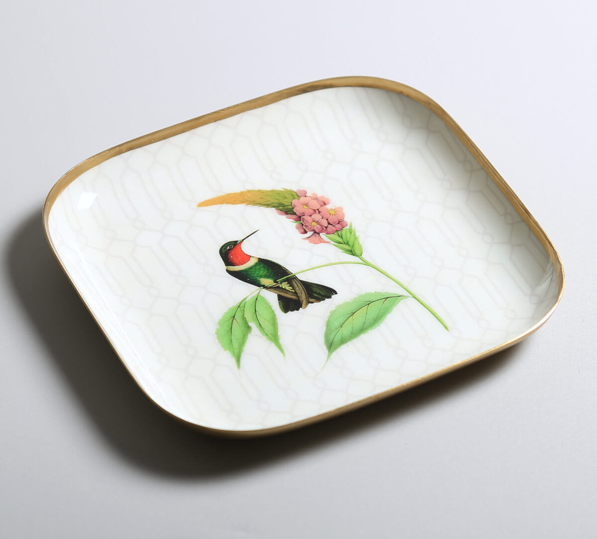 India Circus by Krsnaa Mehta Birdsong Botanica Square Platter Set