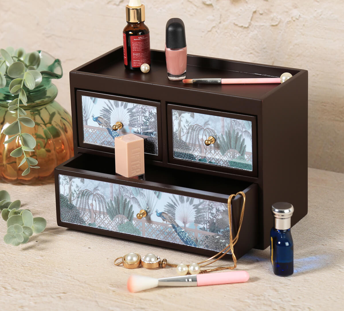 India Circus by Krsnaa Mehta Blooming Meadow Chest of Drawer