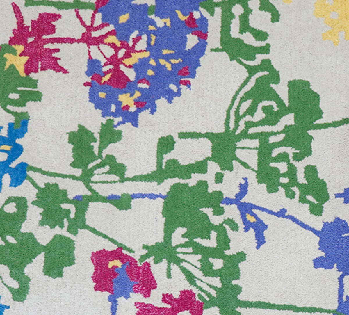 India Circus by Krsnaa Mehta Blooms and Bouquet 4ft x 6ft Rug