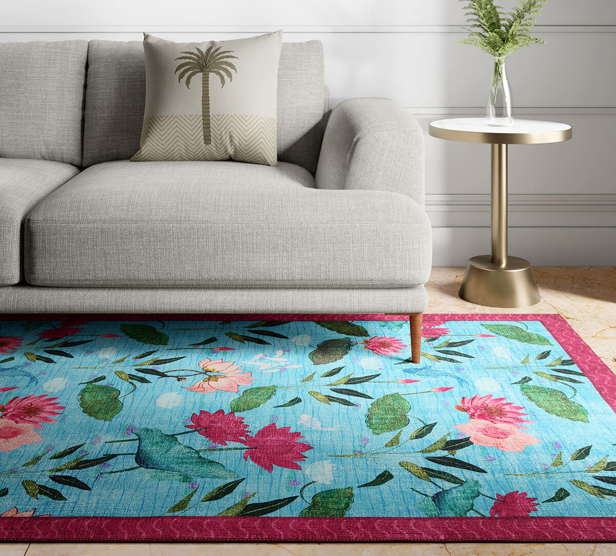 India Circus by Krsnaa Mehta Blossomy Mosaic Rug