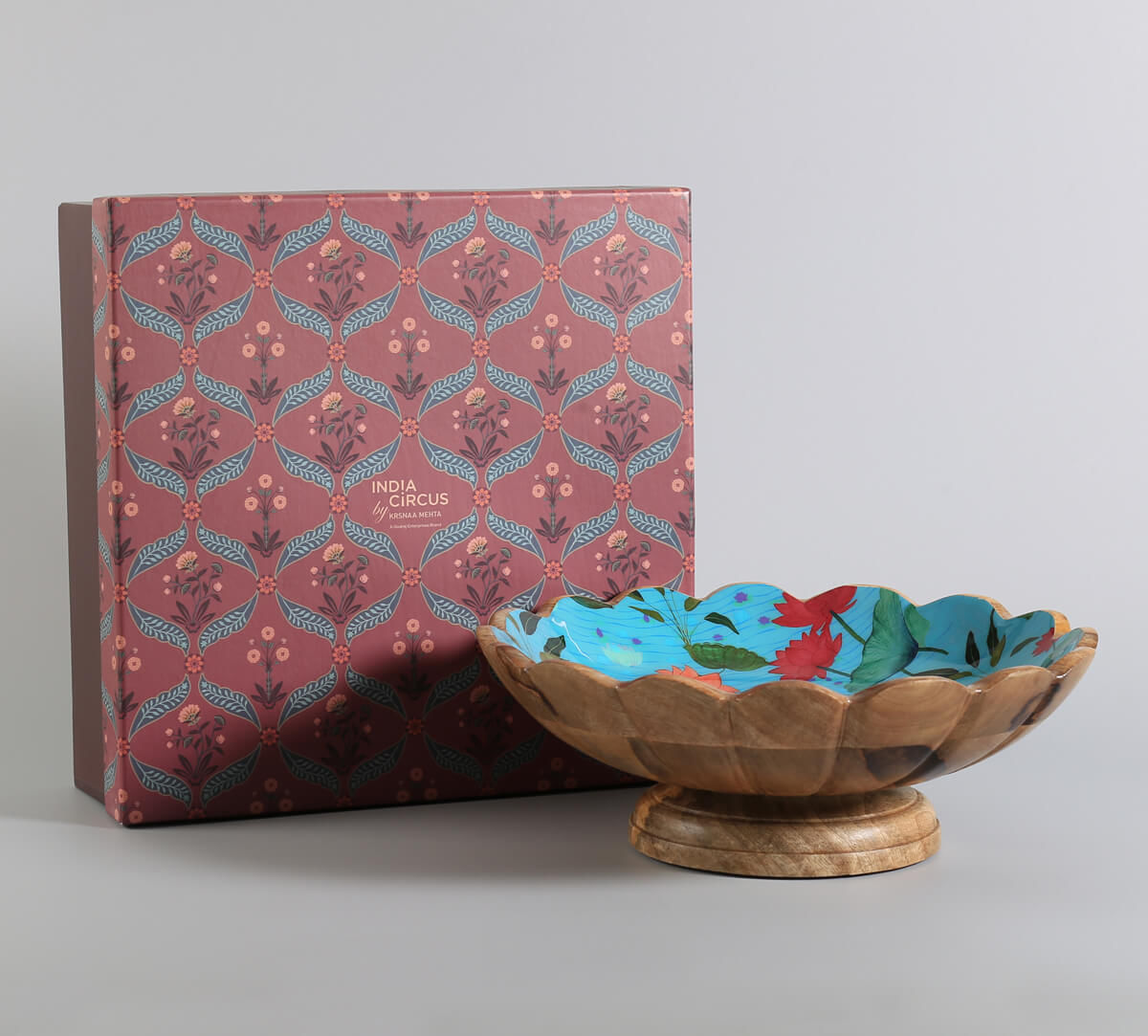 India Circus by Krsnaa Mehta Blossomy Mosaic Fruit Bowl