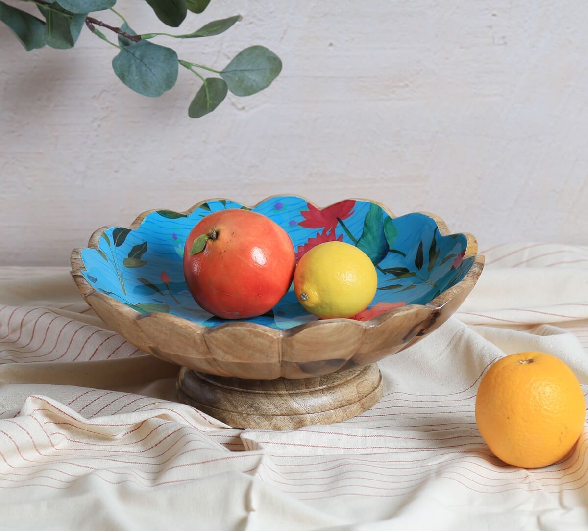 India Circus by Krsnaa Mehta Blossomy Mosaic Fruit Bowl