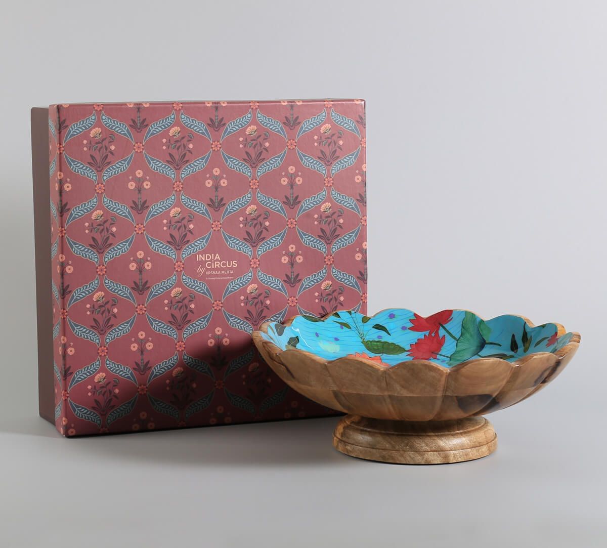 India Circus by Krsnaa Mehta Blossomy Mosaic Fruit Bowl