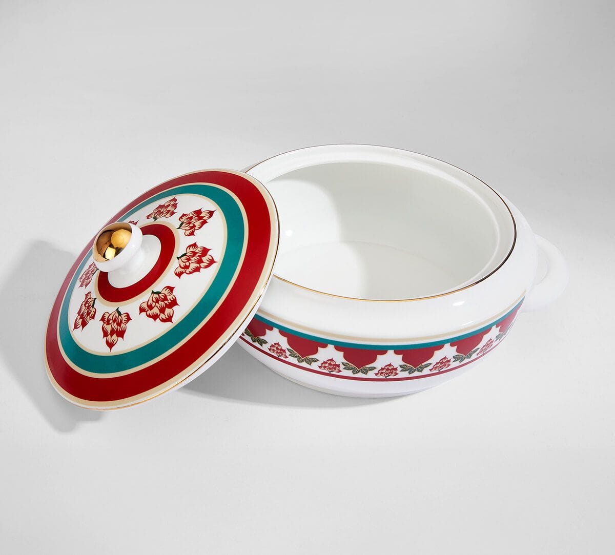 India Circus by Krsnaa Mehta Blushed Orchard Dinner set 40 Pieces