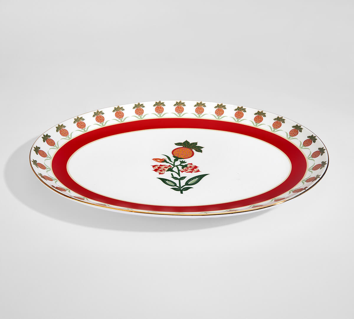 India Circus by Krsnaa Mehta Blushed Orchard Dinner set 40 Pieces