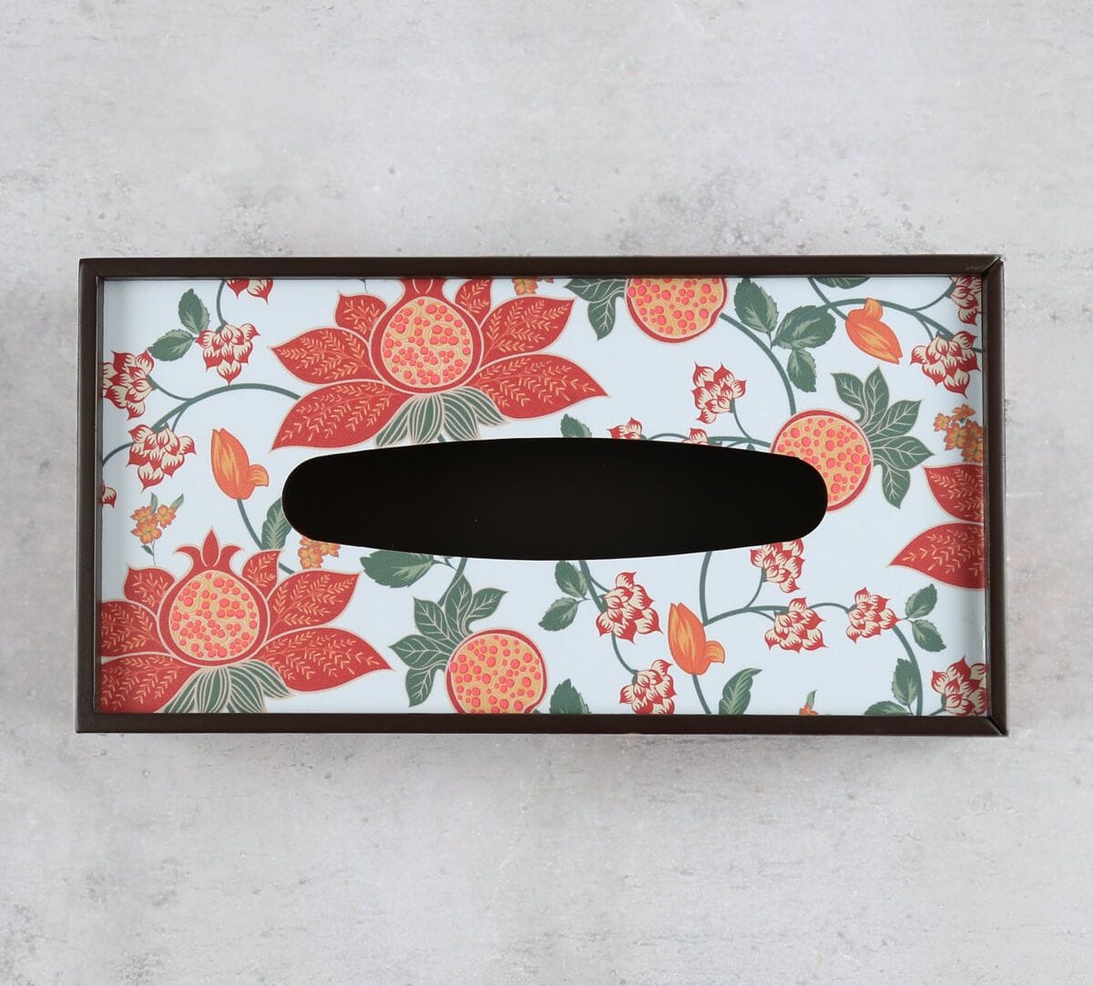 India Circus by Krsnaa Mehta Blushed Orchard Tissue Box Holder