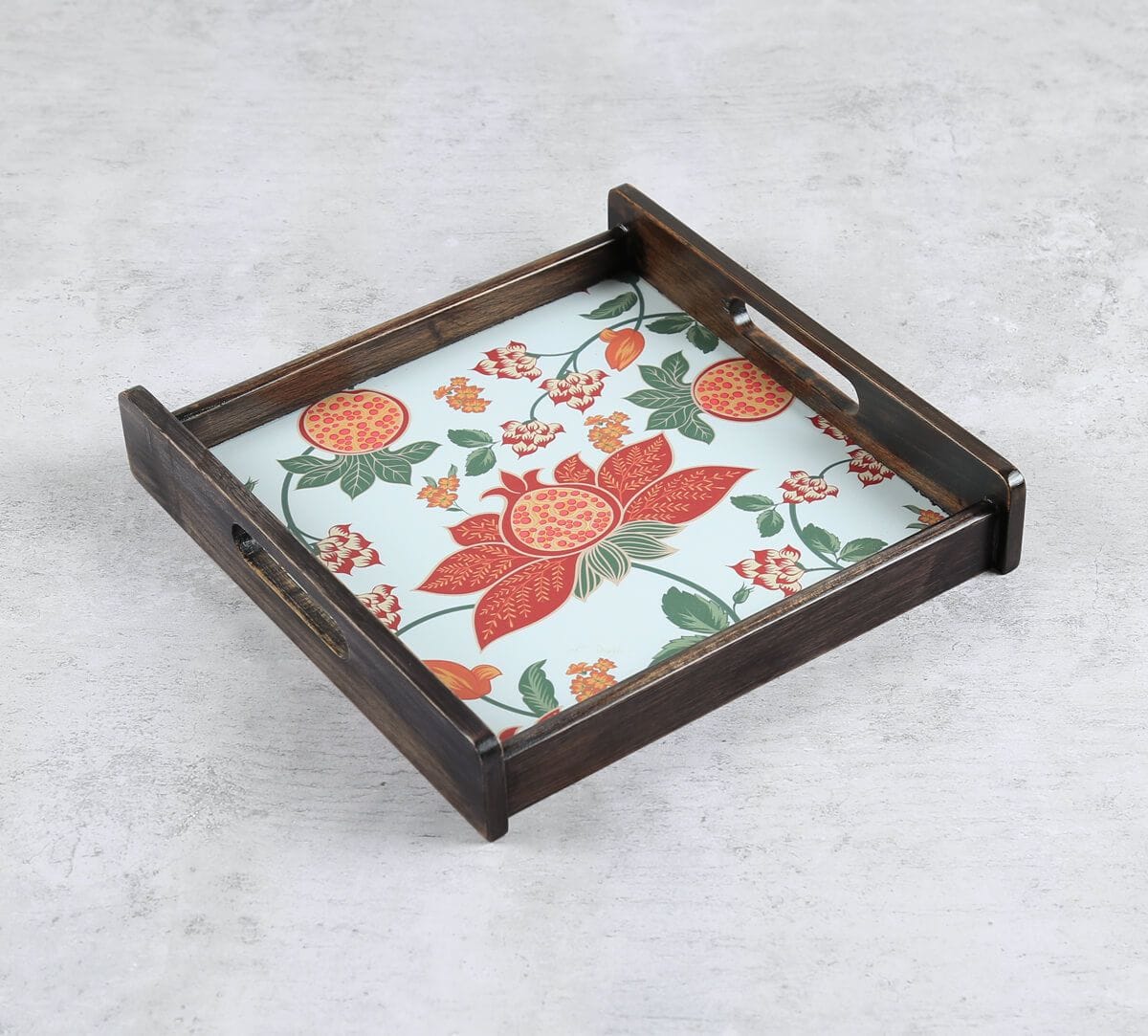 India Circus by Krsnaa Mehta Blushed Orchard Trays Set of 3