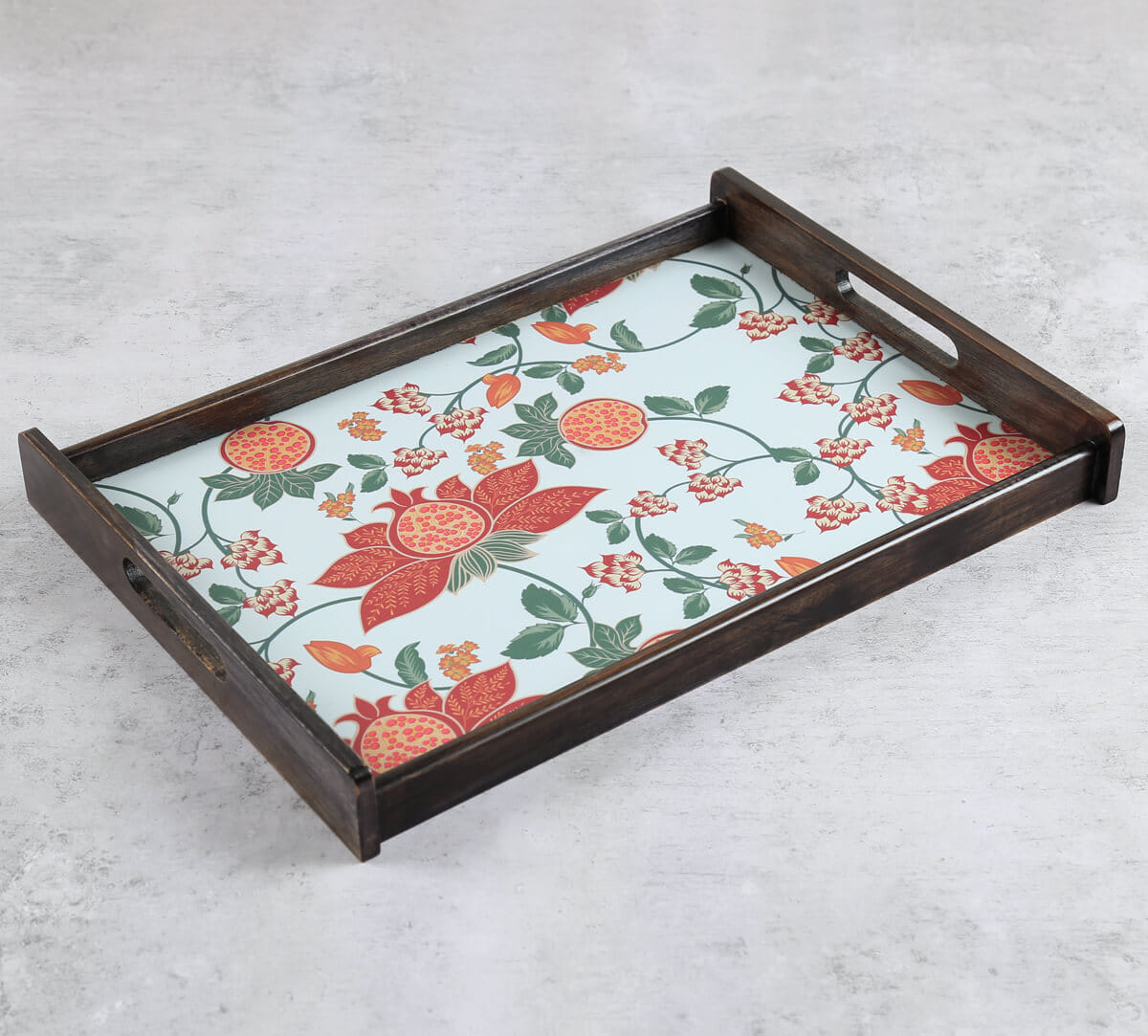 India Circus by Krsnaa Mehta Blushed Orchard Trays Set of 3