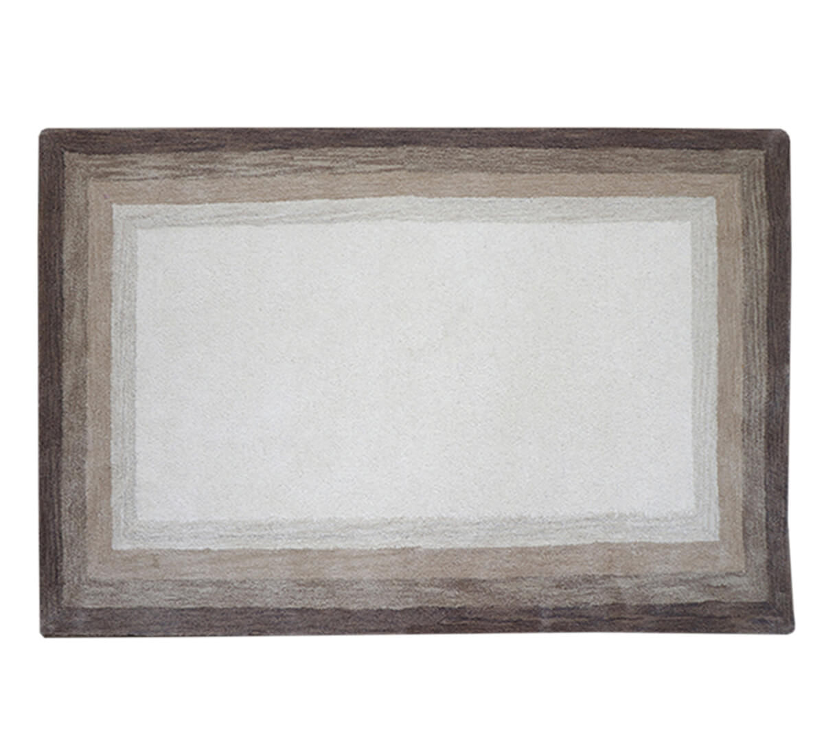 India Circus by Krsnaa Mehta Earthy Repeating Rectangles 4ft x 6ft Rug