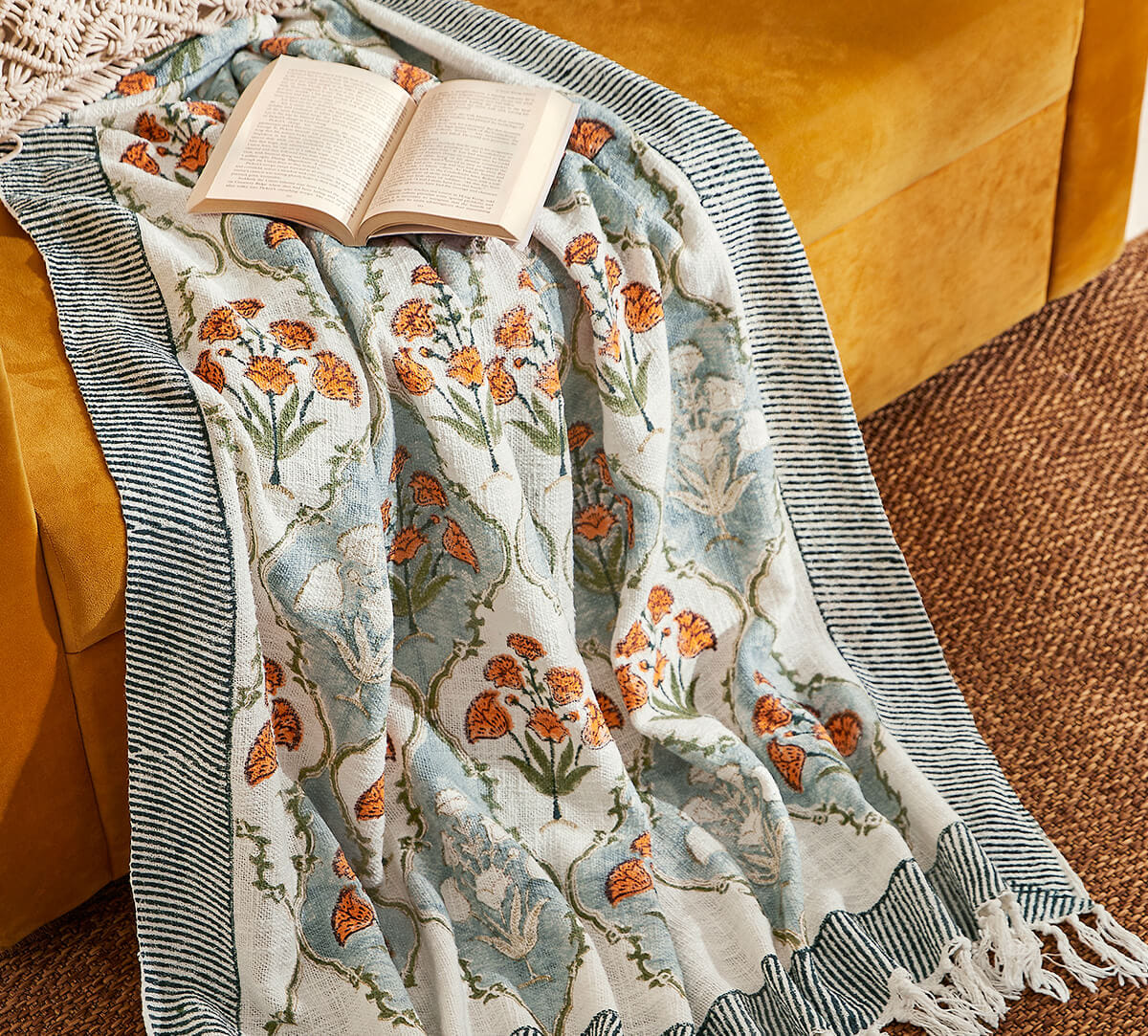 India Circus by Krsnaa Mehta Full Bloom Throw