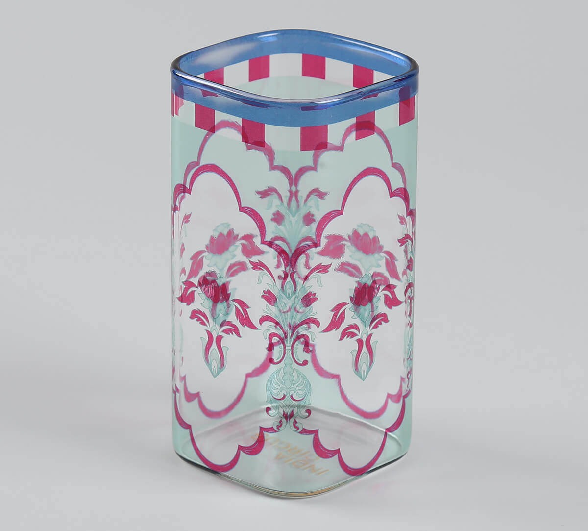 India Circus by Krsnaa Mehta Giardino Segreto Glass Tumbler Set of 4