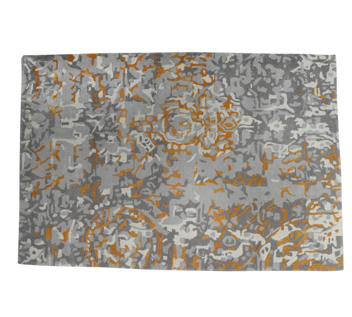 India Circus by Krsnaa Mehta Golden Grays 4ft x 6ft Rug