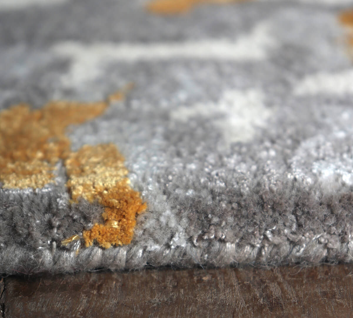 India Circus by Krsnaa Mehta Golden Grays 4ft x 6ft Rug