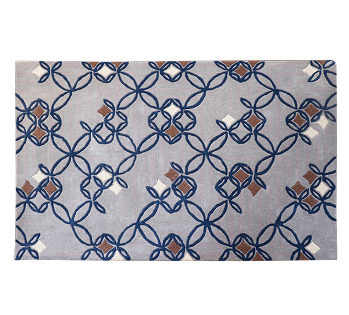 India Circus by Krsnaa Mehta Gray Galore 4ft x 6ft Rug