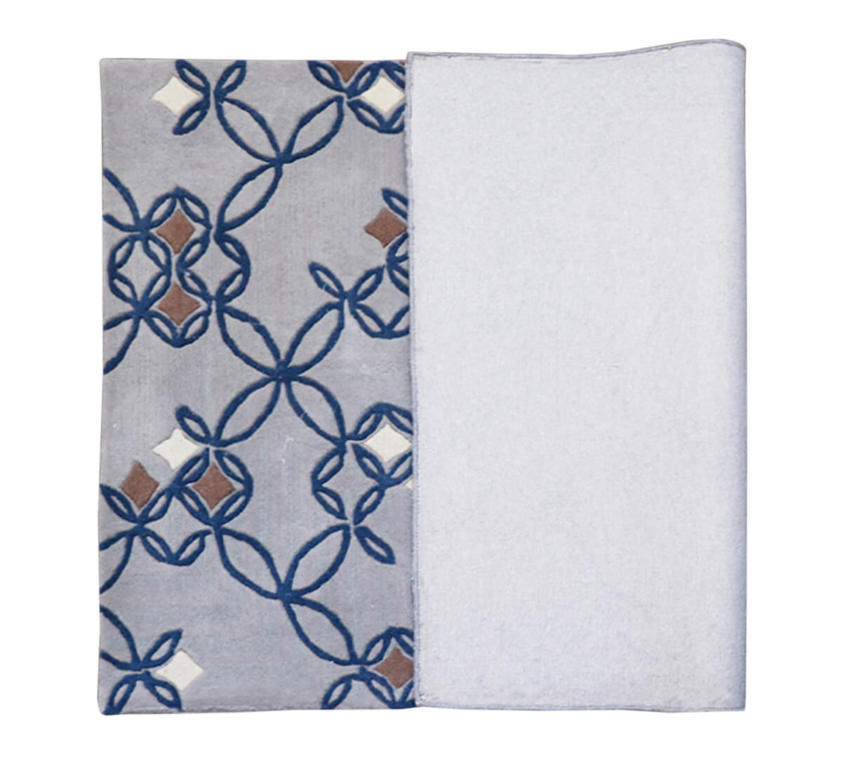 India Circus by Krsnaa Mehta Gray Galore 4ft x 6ft Rug