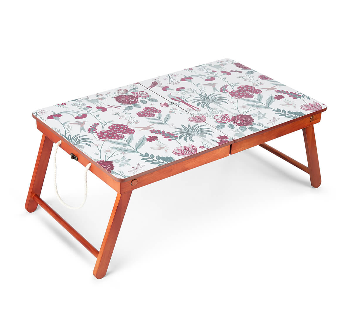 India Circus by Krsnaa Mehta Grey Floral Galore Breakfast Tray