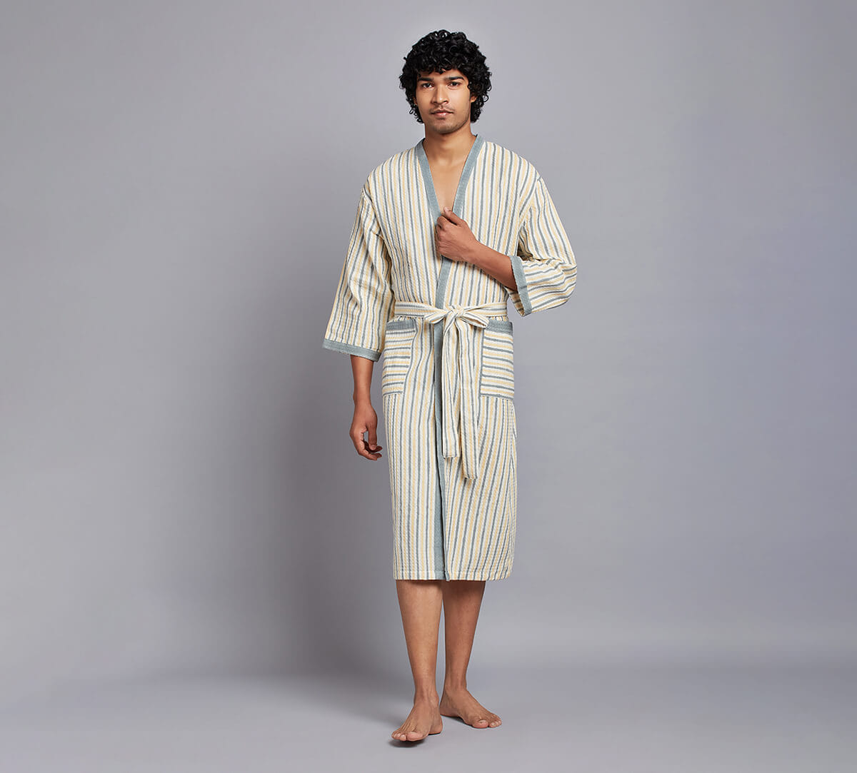 India Circus by Krsnaa Mehta Imperial Indulgence Bathrobe
