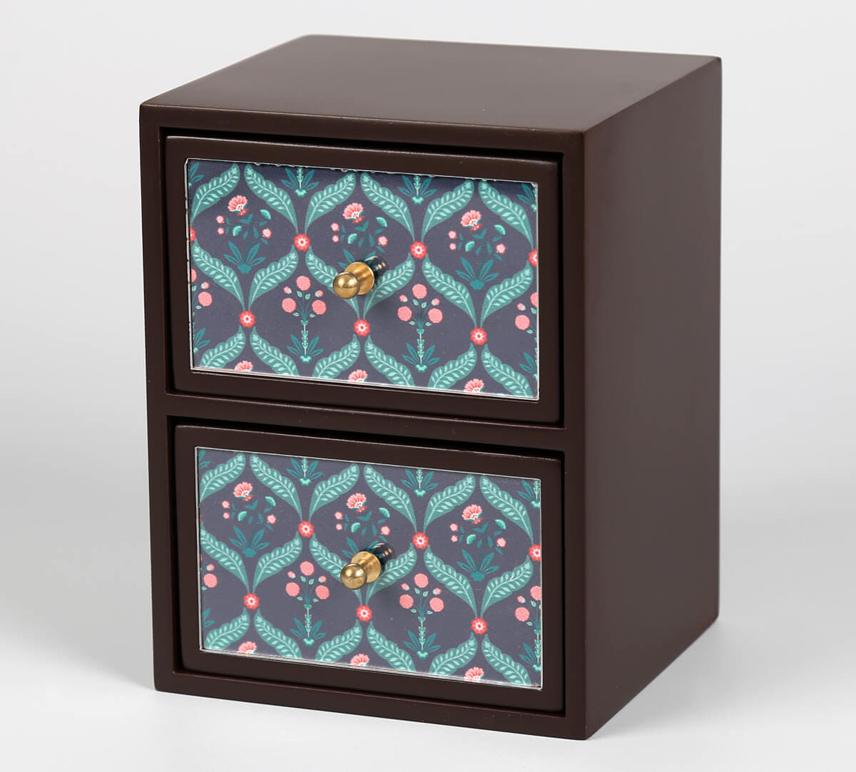 India Circus by Krsnaa Mehta Iron Blooming Dahlia Small Chest of Drawer