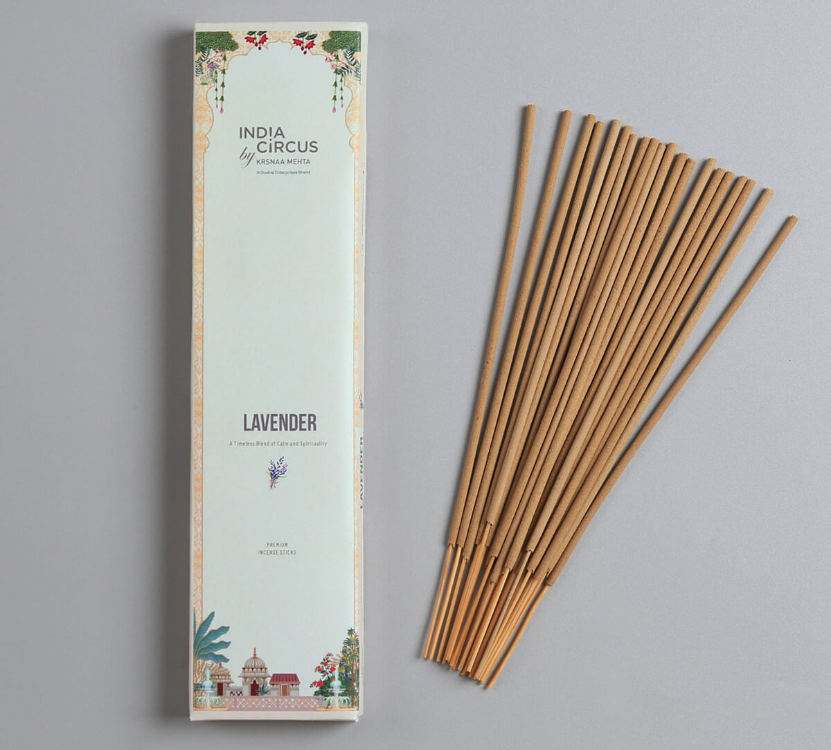 India Circus by Krsnaa Mehta Lavender Incense Stick Set of 20 Sticks