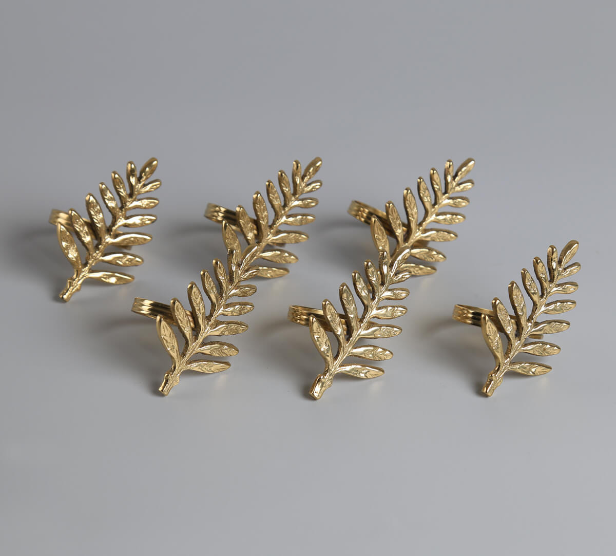 India Circus by Krsnaa Mehta Leaflets Napkin Ring Set