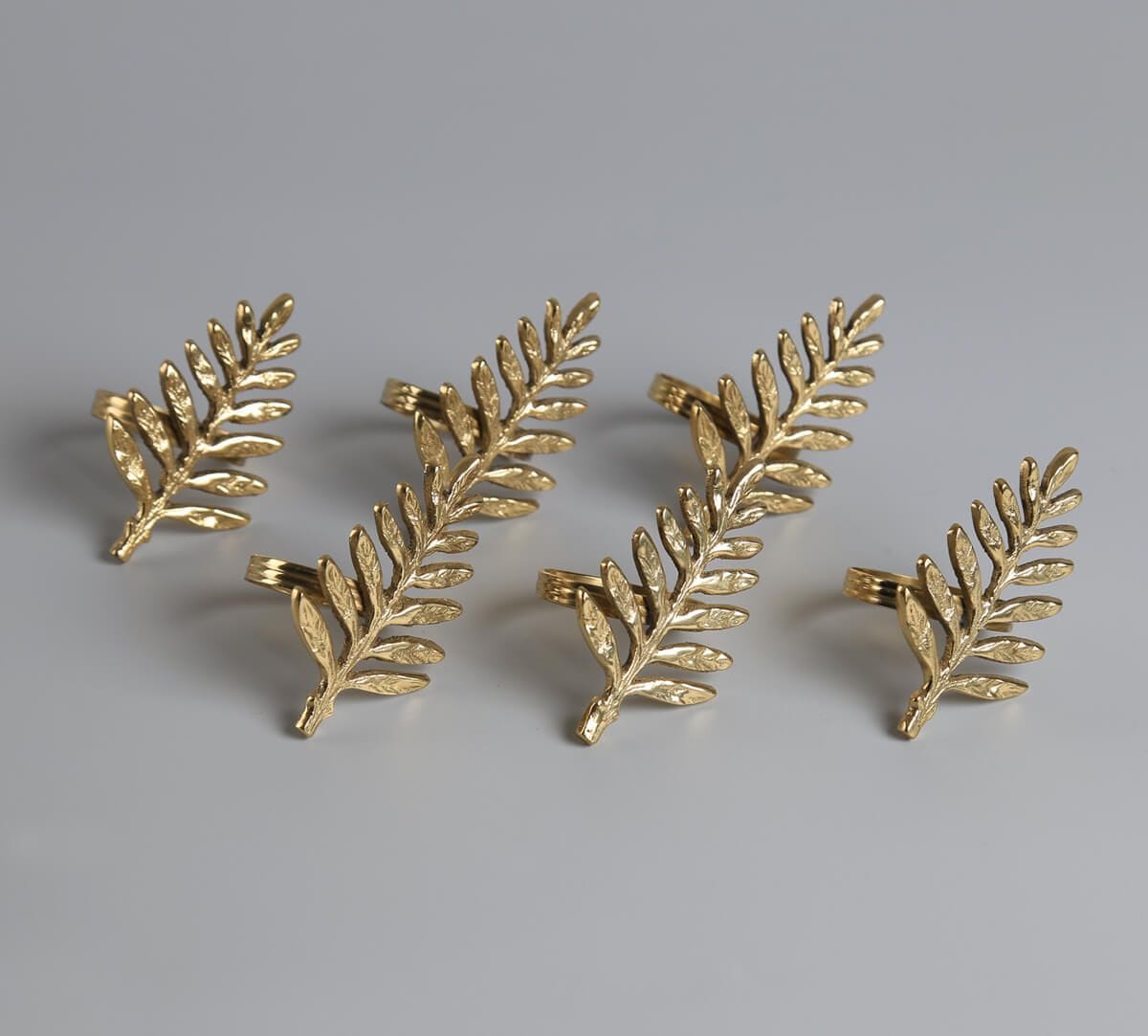 India Circus by Krsnaa Mehta Leaflets Napkin Ring Set