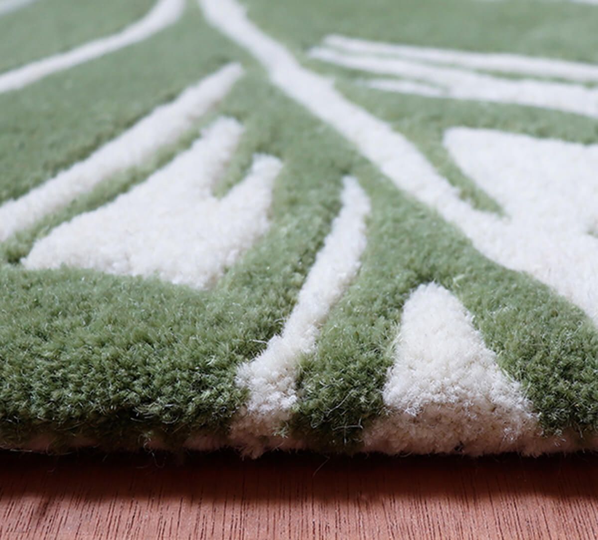 India Circus by Krsnaa Mehta Leafy Love 4ft x 6ft Rug