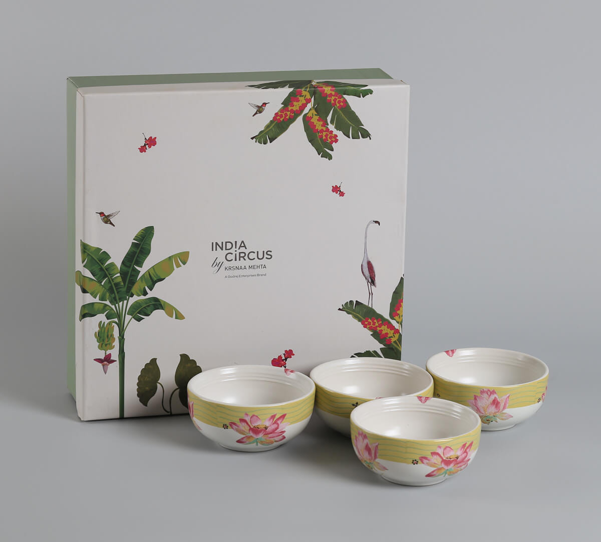 India Circus by Krsnaa Mehta Lotus Pond Katori Set of 4