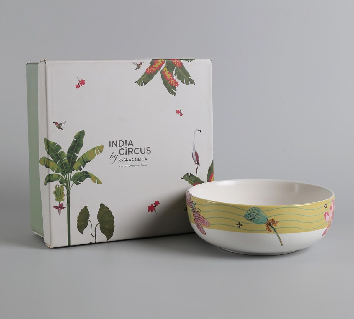 India Circus by Krsnaa Mehta Lotus Pond Serving Bowl