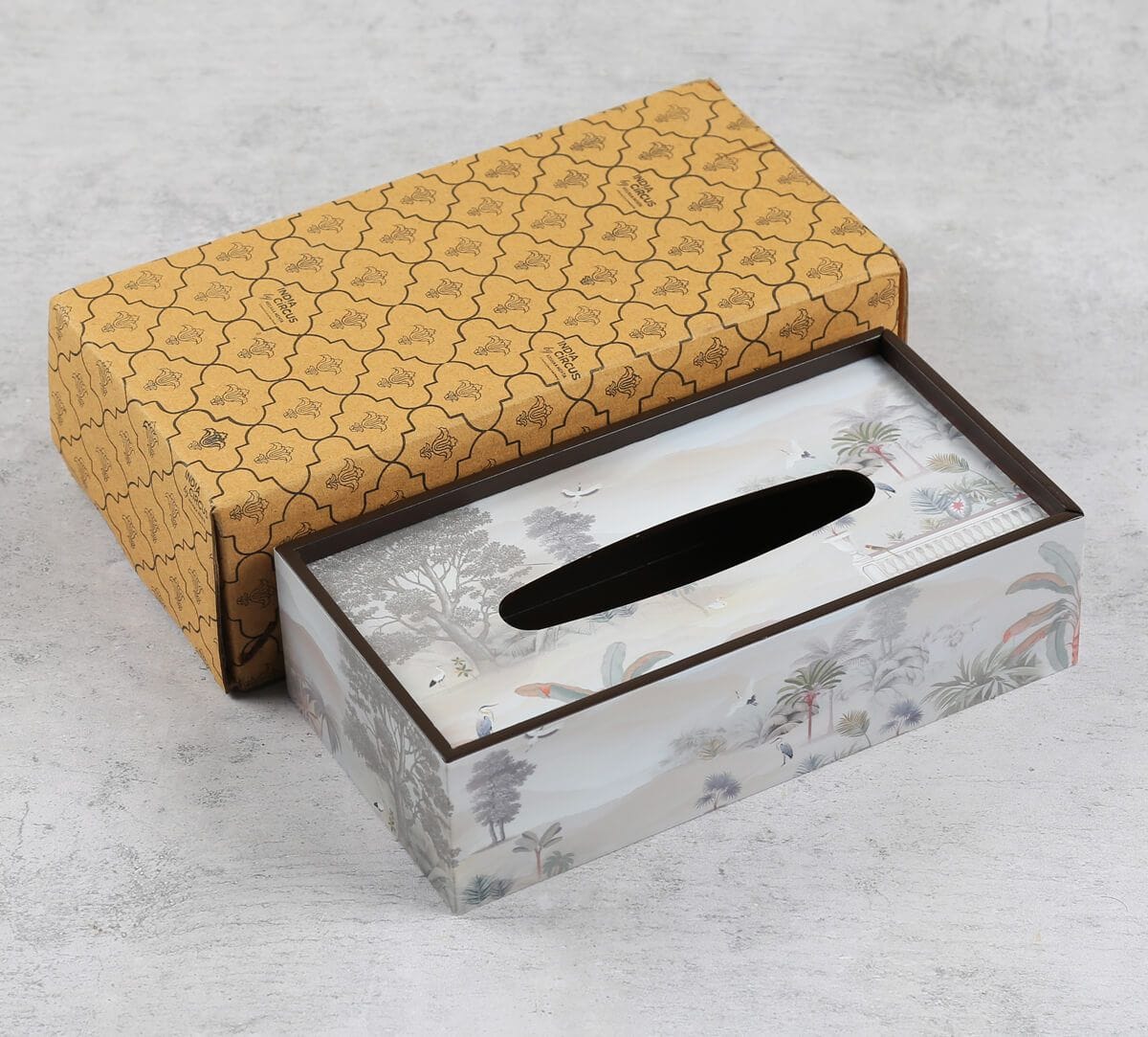 India Circus by Krsnaa Mehta Mirage of Paradise Tissue Box Holder
