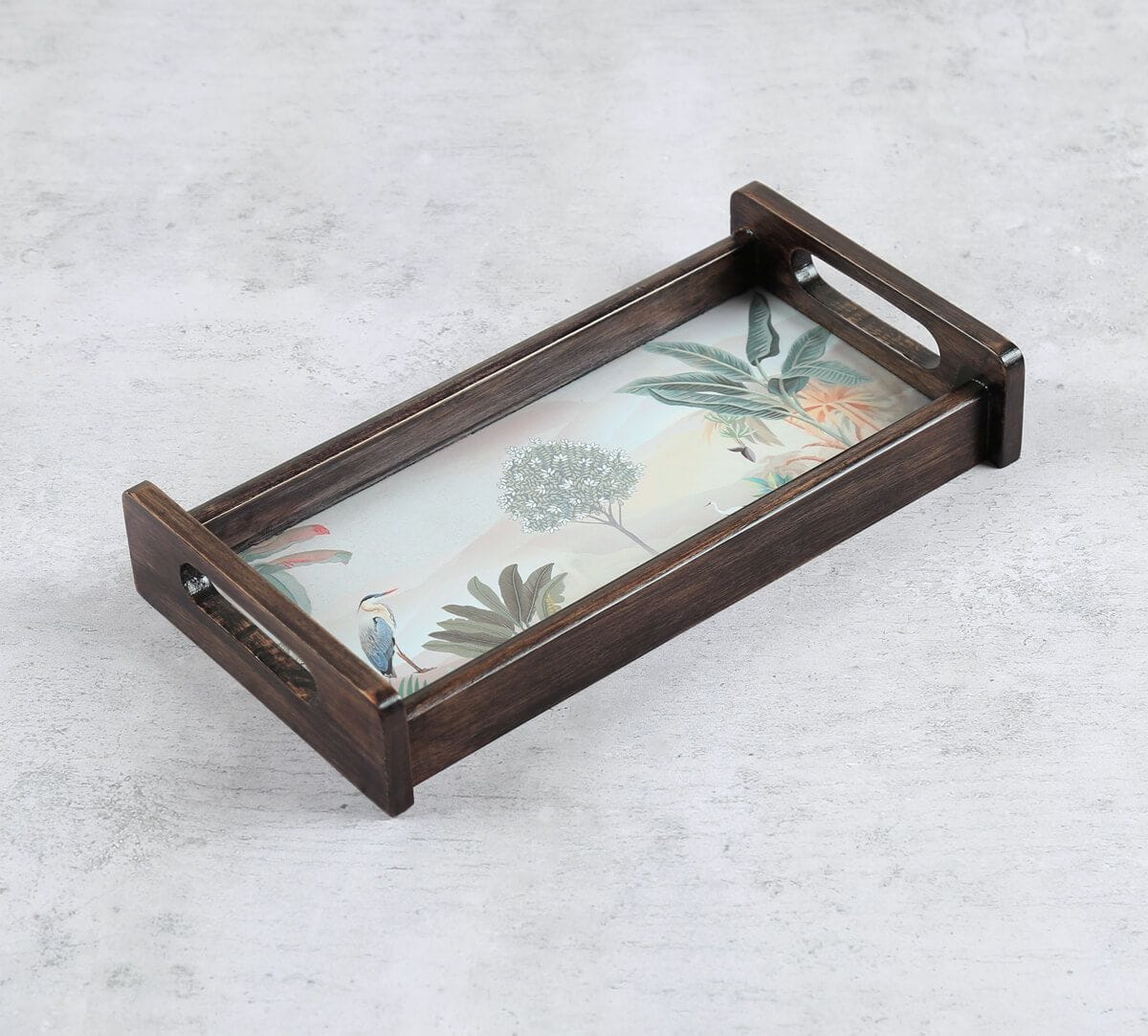 India Circus by Krsnaa Mehta Mirage of Paradise Trays Set of 3