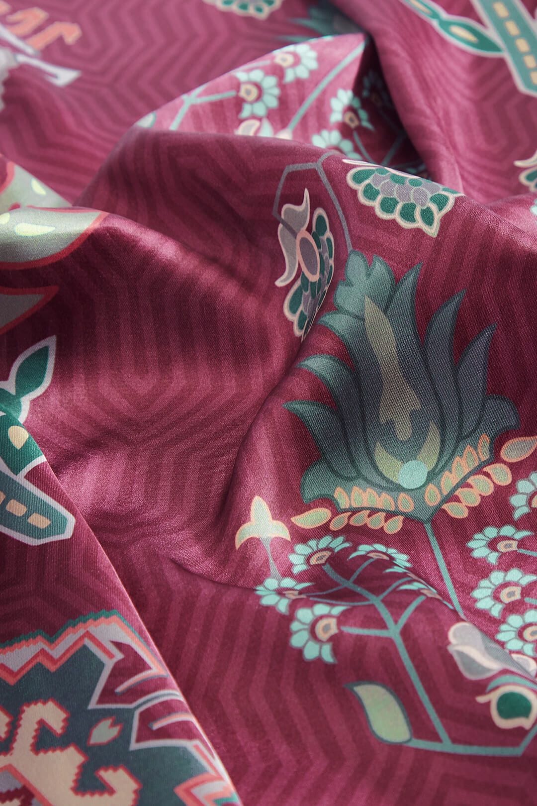 India Circus by Krsnaa Mehta Mystifying Dazzle Square Scarf