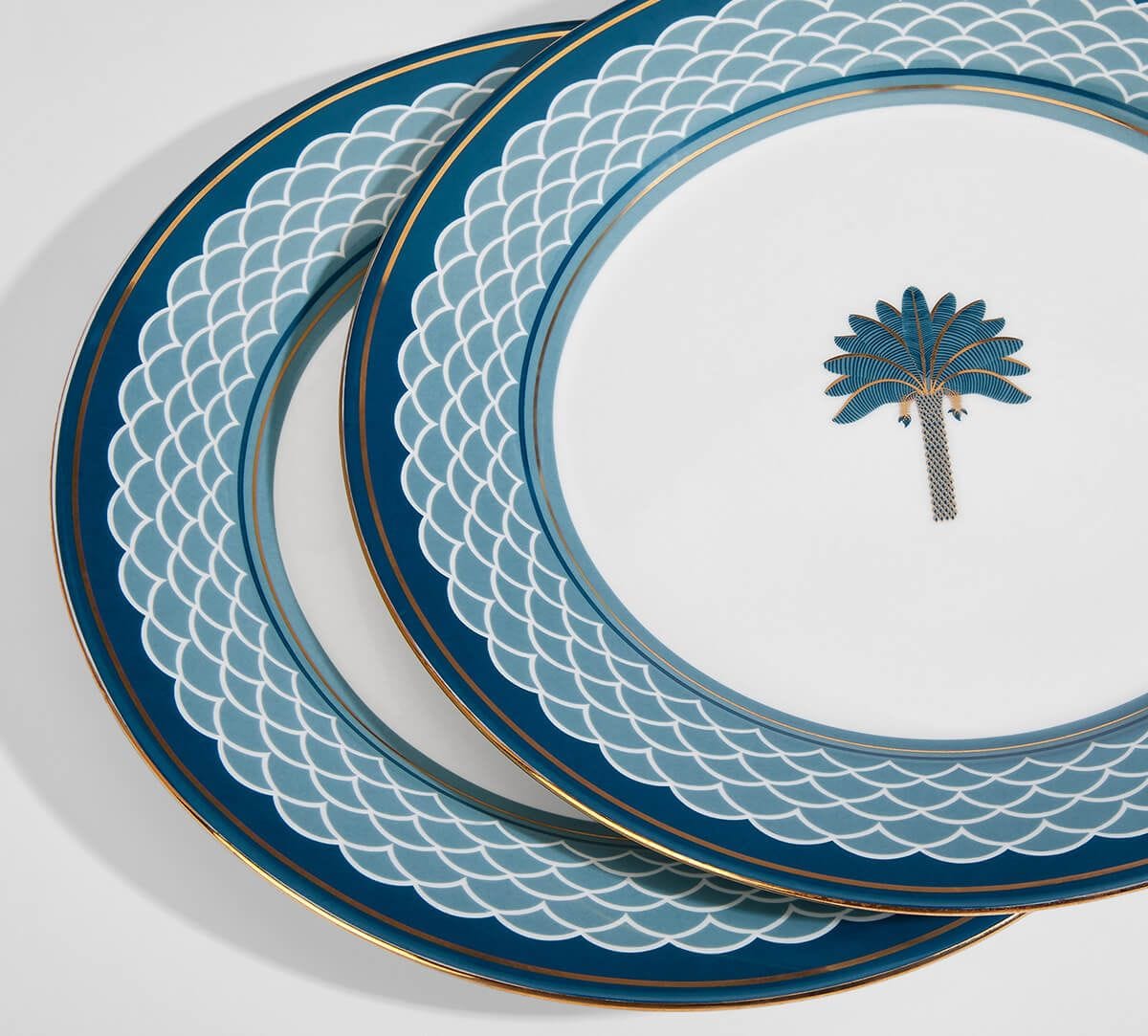 India Circus by Krsnaa Mehta Oceanic Opulence Dinner set 40 Pieces