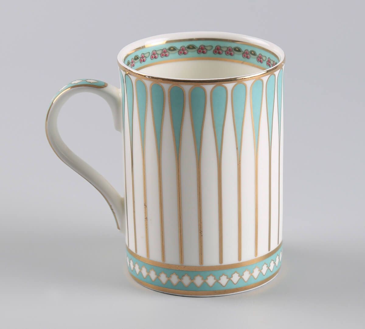 India Circus by Krsnaa Mehta Olive Oasis Coffee Mugs and Platter Set