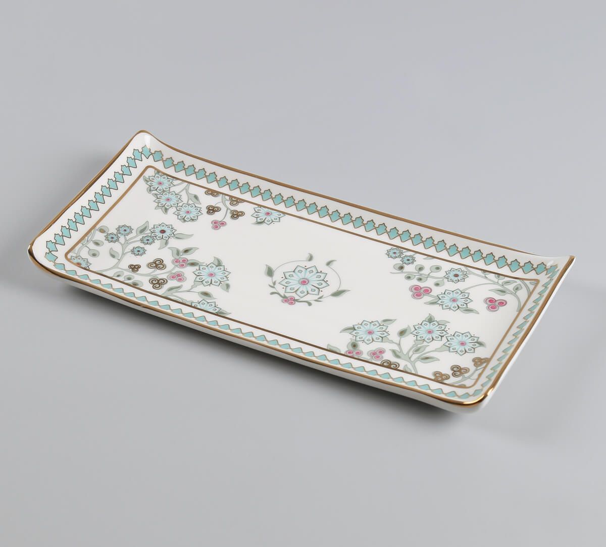 India Circus by Krsnaa Mehta Olive Oasis Coffee Mugs and Platter Set