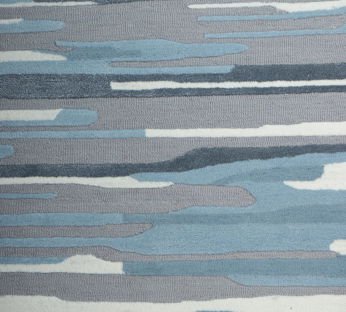 India Circus by Krsnaa Mehta Pacific Waves 4ft x 6ft Rug