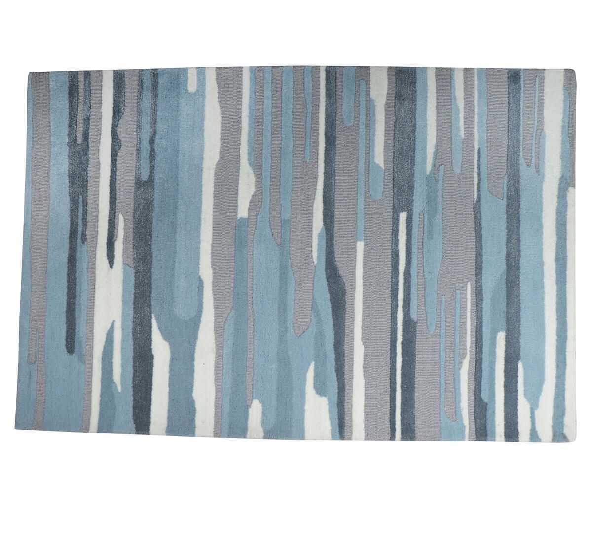 India Circus by Krsnaa Mehta Pacific Waves 4ft x 6ft Rug