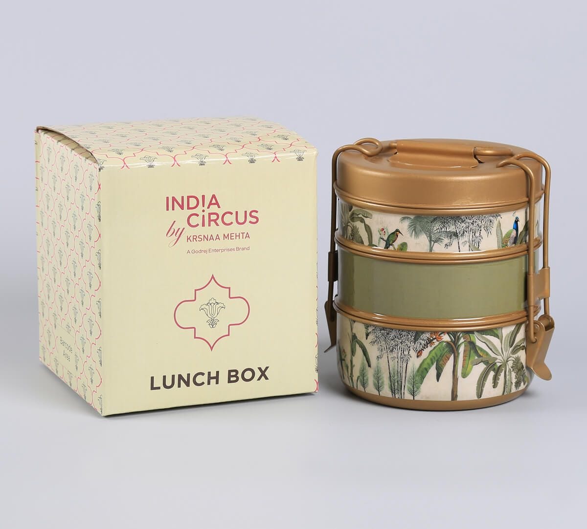 India Circus by Krsnaa Mehta Peacock Throne Paradise Lunch Box