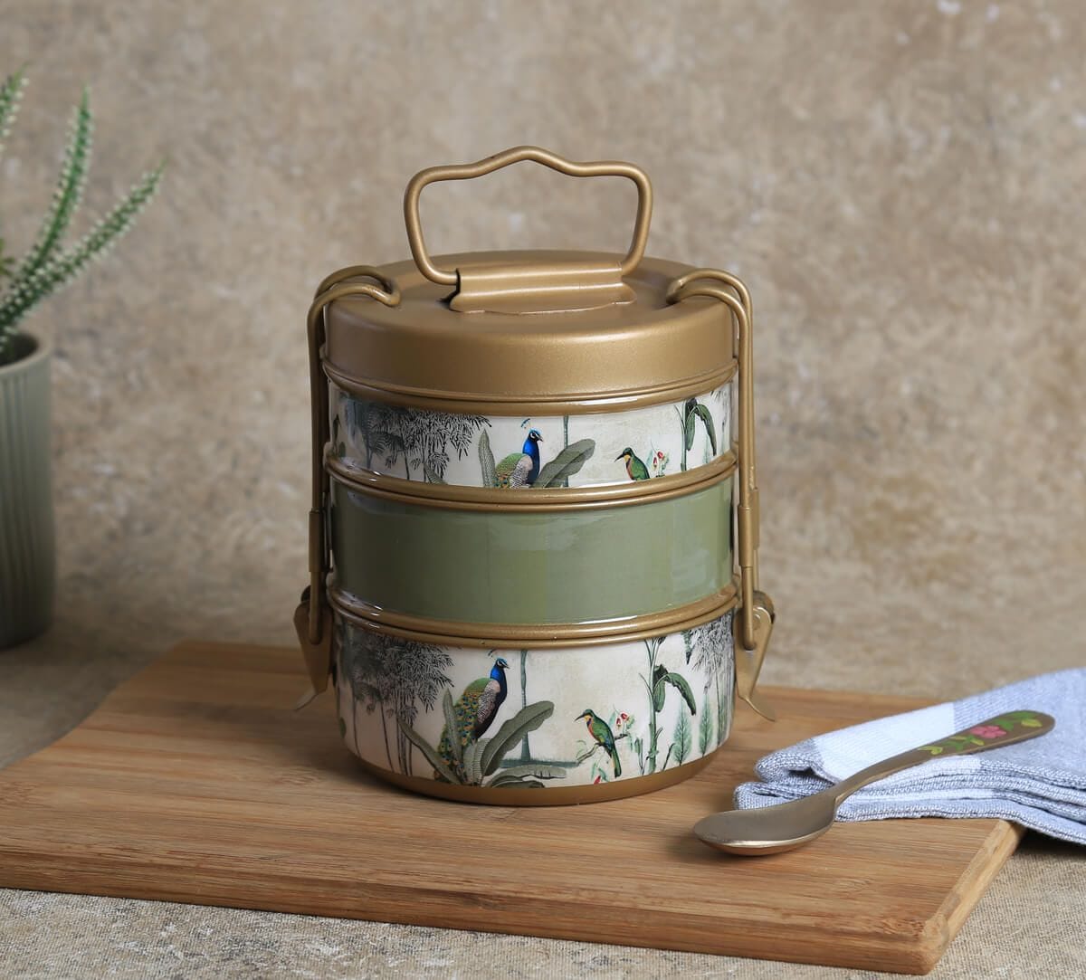 India Circus by Krsnaa Mehta Peacock Throne Paradise Lunch Box