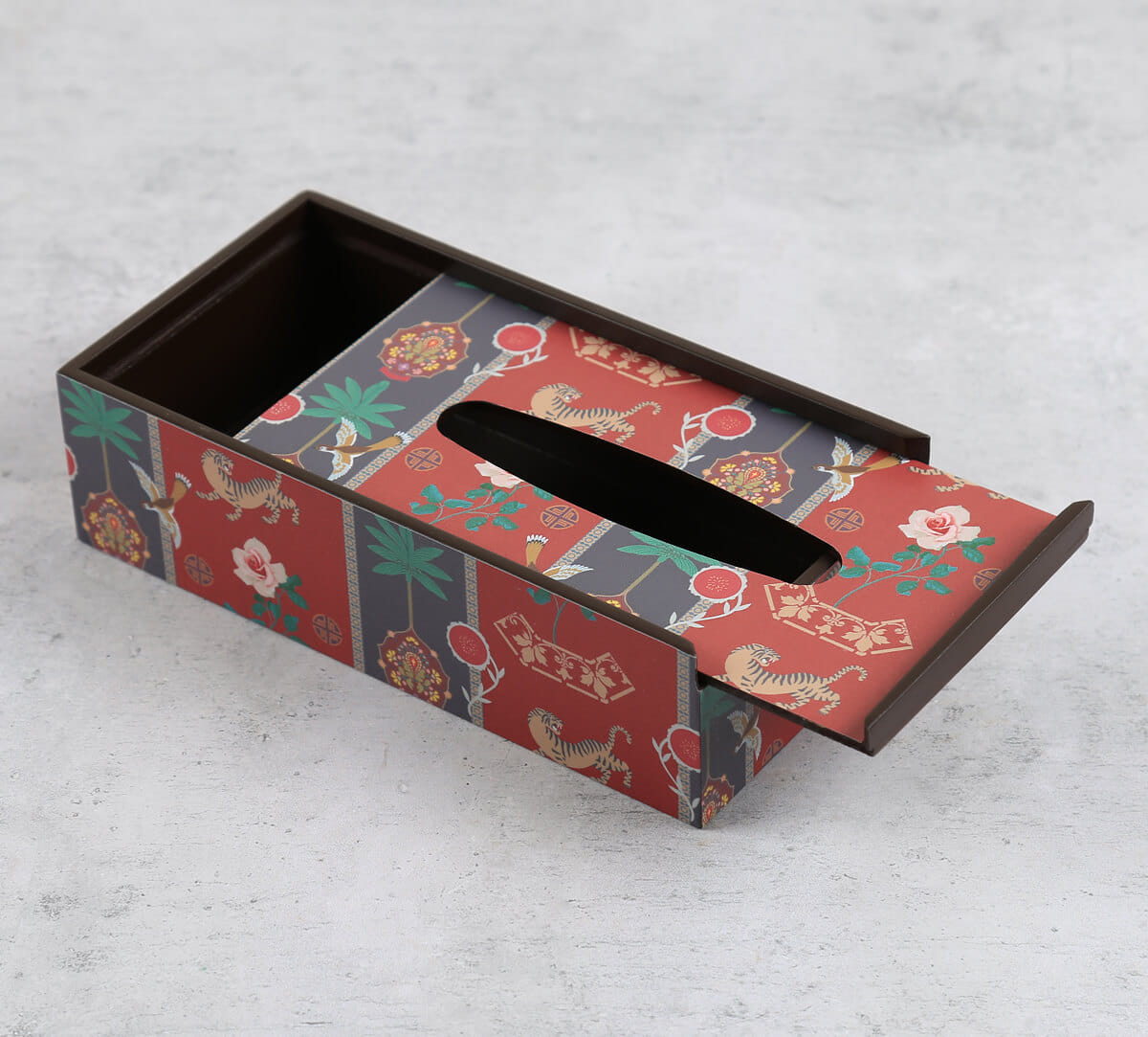 India Circus by Krsnaa Mehta Playful Paradise Tissue Box Holder