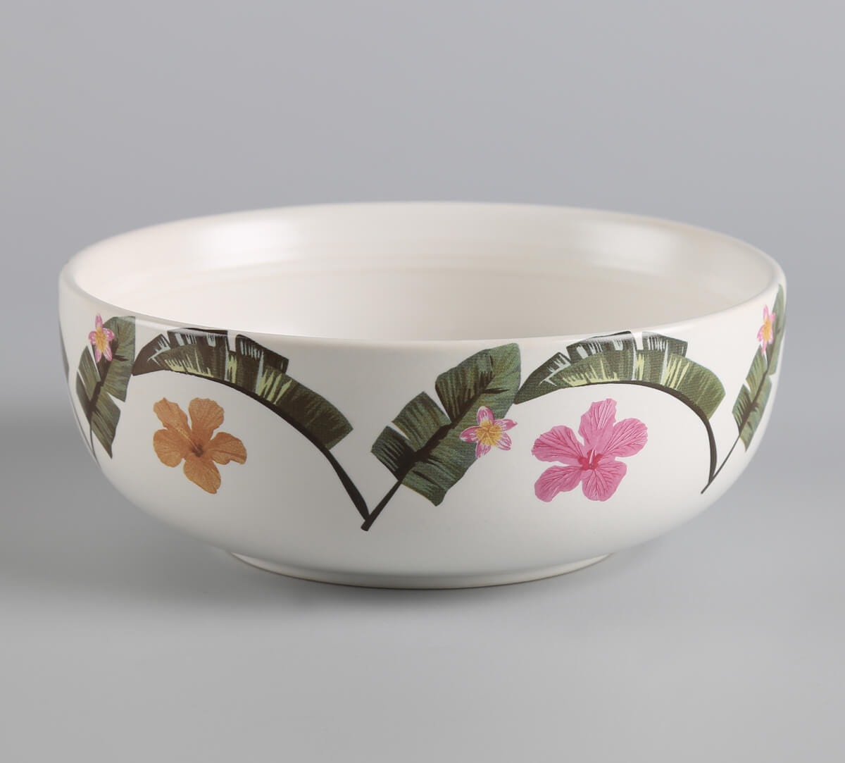 India Circus by Krsnaa Mehta Plumerias Plume Serving Bowl
