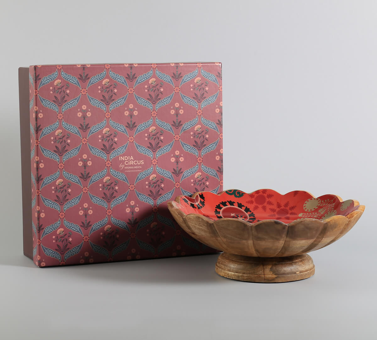 India Circus by Krsnaa Mehta Raceme Rosettes Fruit Bowl