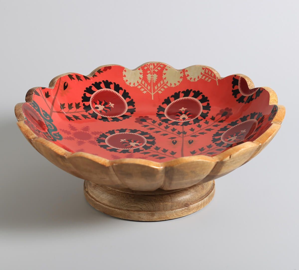 India Circus by Krsnaa Mehta Raceme Rosettes Fruit Bowl