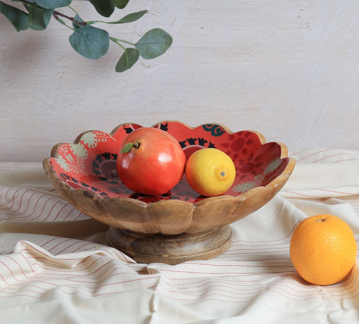 India Circus by Krsnaa Mehta Raceme Rosettes Fruit Bowl