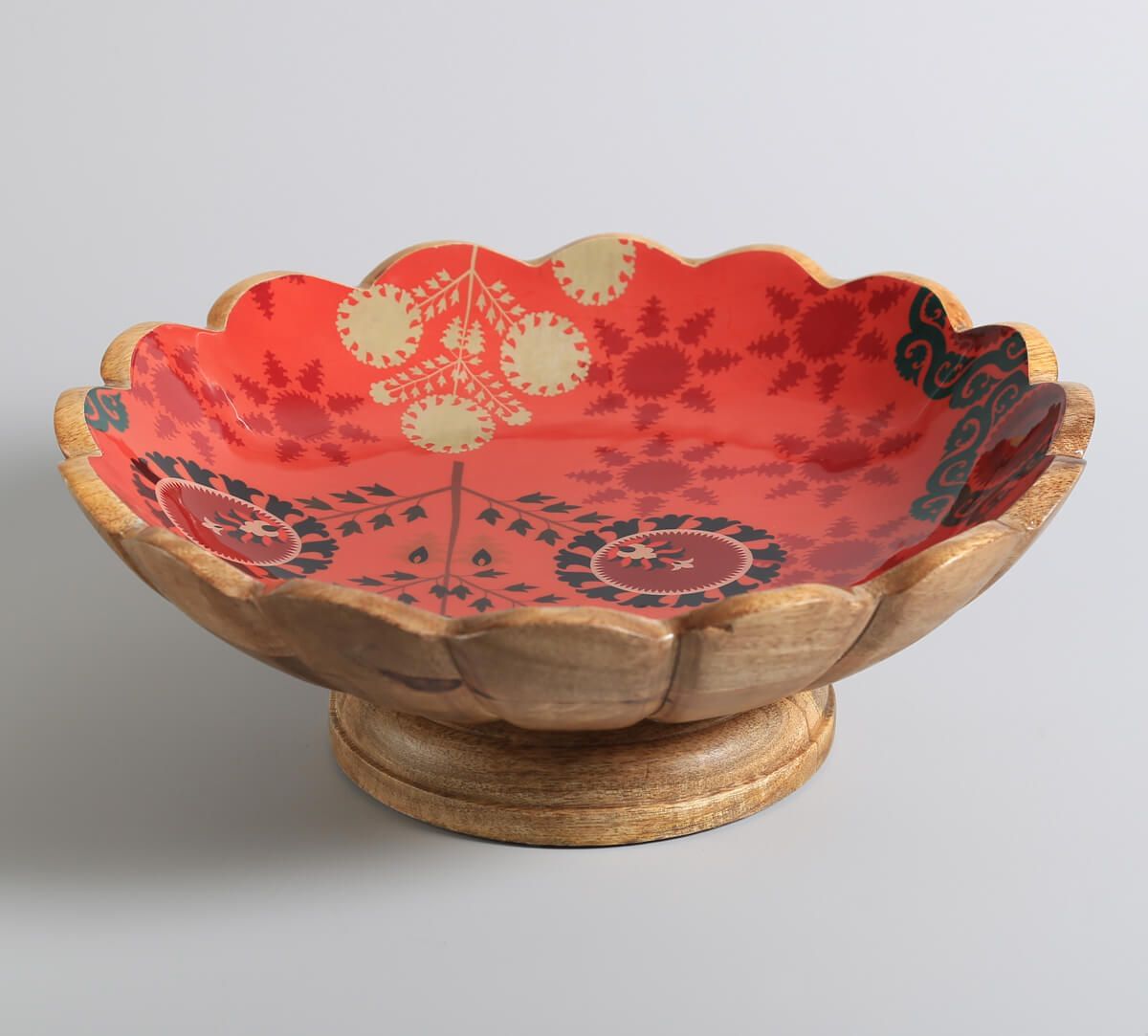 India Circus by Krsnaa Mehta Raceme Rosettes Fruit Bowl